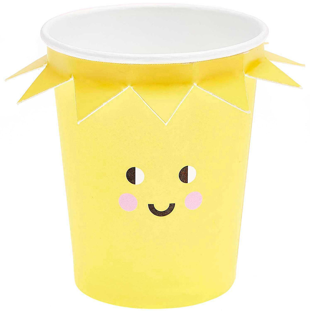Paper Party Cups ''Sun'' Set of 8