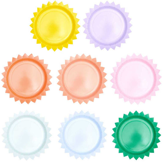 Partyteller aus Papier, bunt, 25 cm
