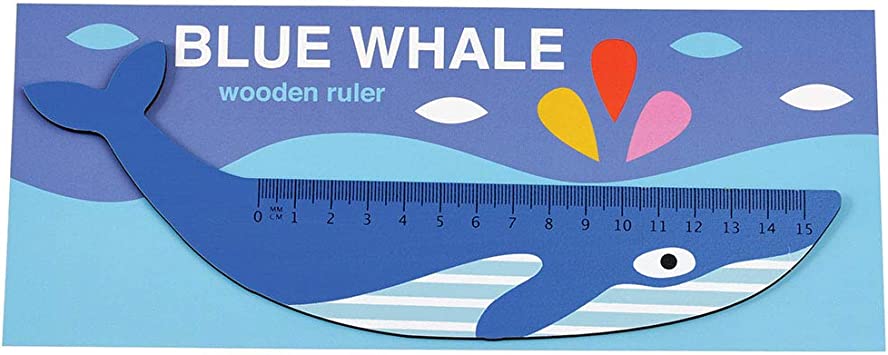 Wooden Ruler ''Whale''