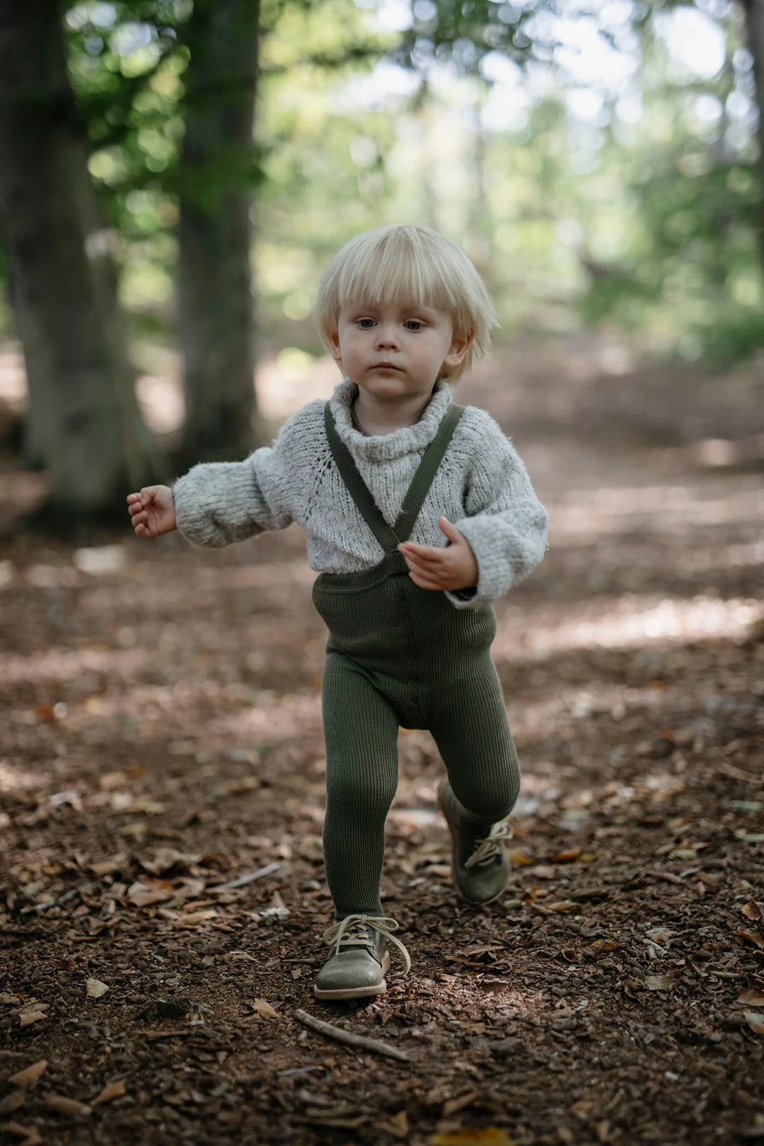 Silly Silas Footed Tights  ''Olive'', Various