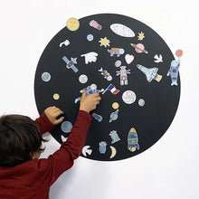 Load image into Gallery viewer, Magnetic Board Set &#39;&#39;Round Black&#39;&#39;
