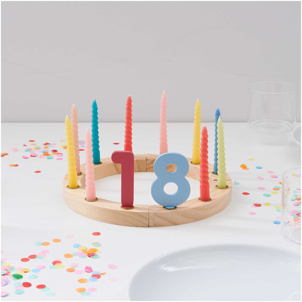 Birthday Ring and Numbers Set