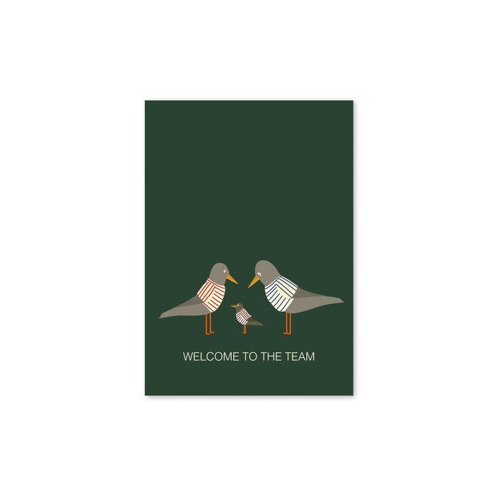 ''Welcome to the Team'' Postcard