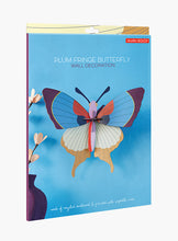 Load image into Gallery viewer, Wall Decoration &#39;&#39;Plum Fringe Butterfly&#39;&#39;
