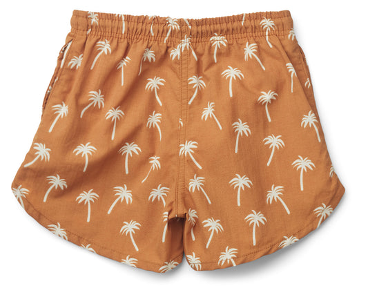 Children's Swimshorts ''Palms / Almond''