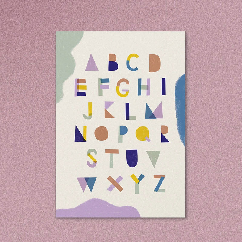 ''Alphabet'' Postcard