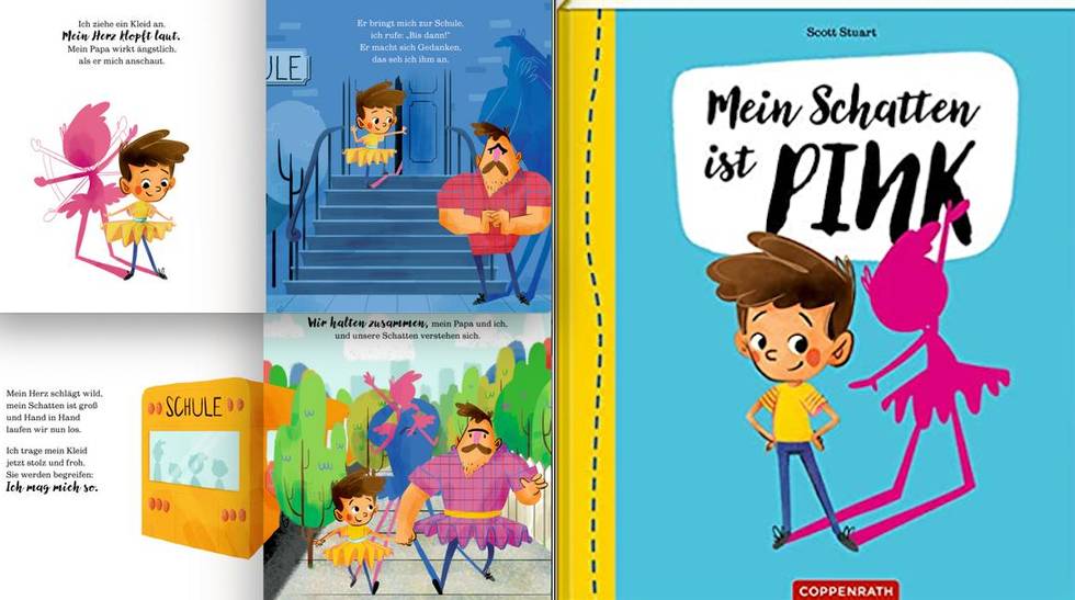 ''Stuart, Mein Schatten ist pink'' German Book