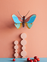 Lade das Bild in den Galerie-Viewer, &#39;&#39;Claudine Schmetterling&#39;&#39; 3D Wandbehang
