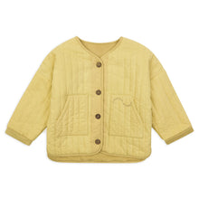 Load image into Gallery viewer, Button Up Quilted Boxy Jacket &#39;&#39;Ochre Yellow&#39;&#39;
