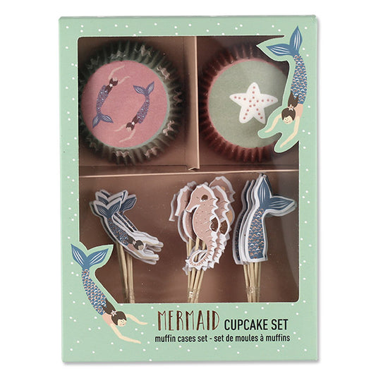 Cupcake-Set ''Meerjungfrau''