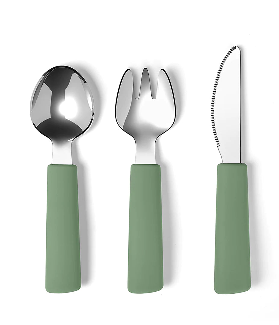 Toddler Cutlery ''Sage''