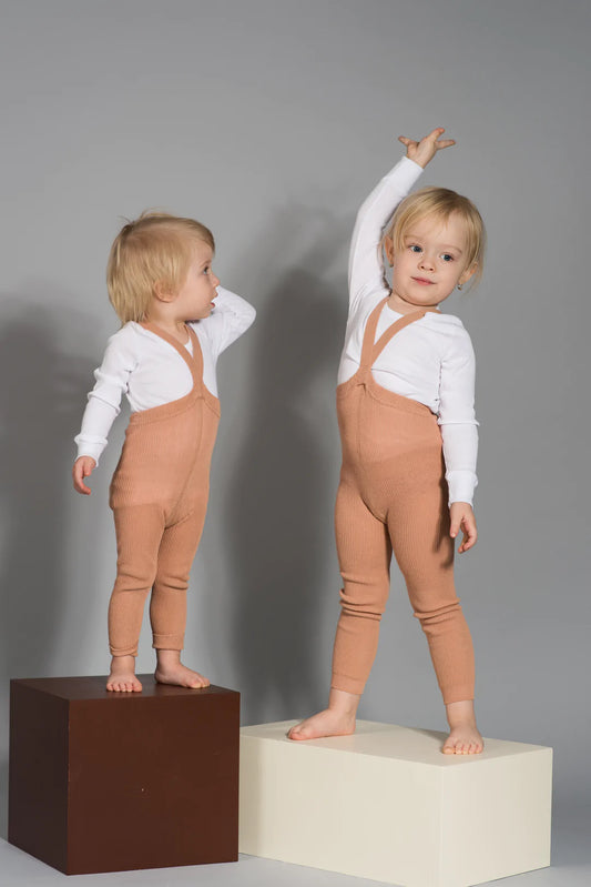 Fußlose Strumpfhose ''Hellbraun''