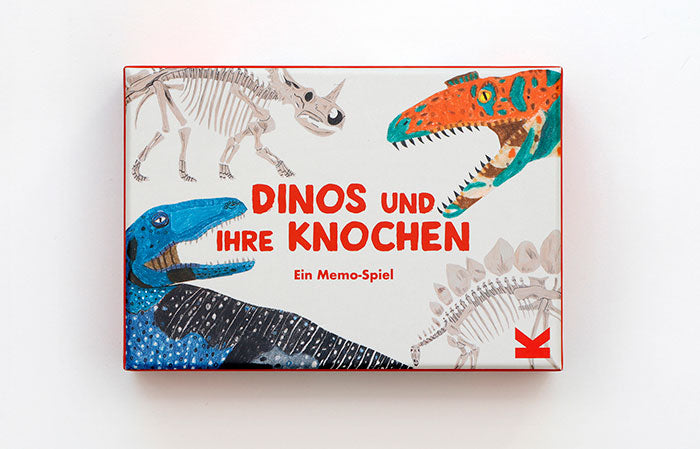 ''Dinos und ihre Knochen'' Memory Game, German Language