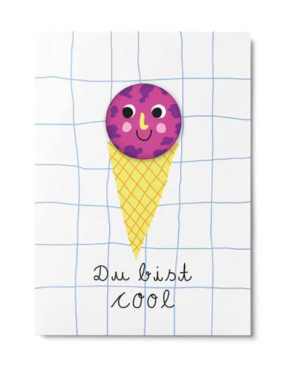 ''Du Bist Cool'' Button