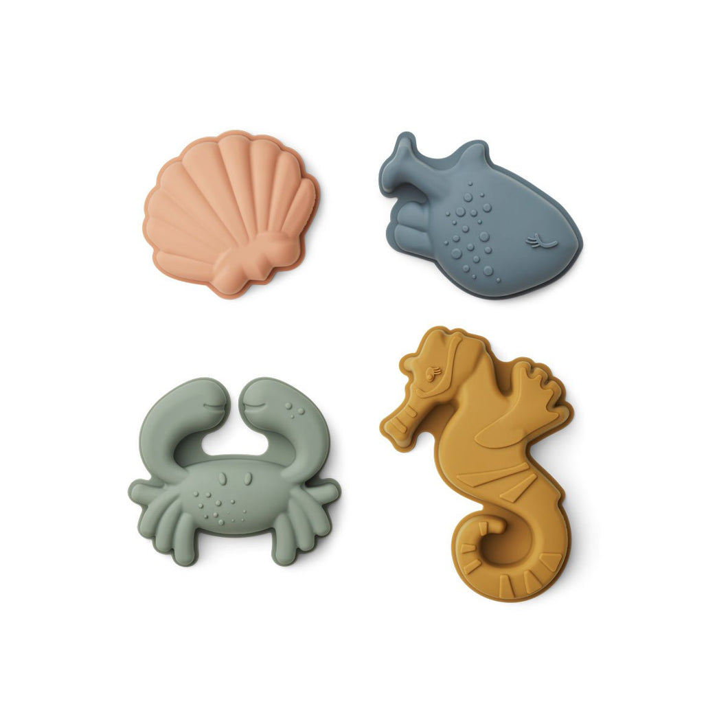 Sand Moulds 4 Pack ''Sea Creature / Sandy Mix''