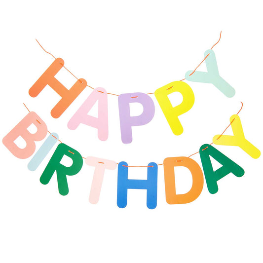 Geburtstagsgirlande ''Happy Birthday''