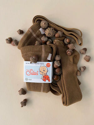 Fußstrumpfhose ''Acorn Brown''