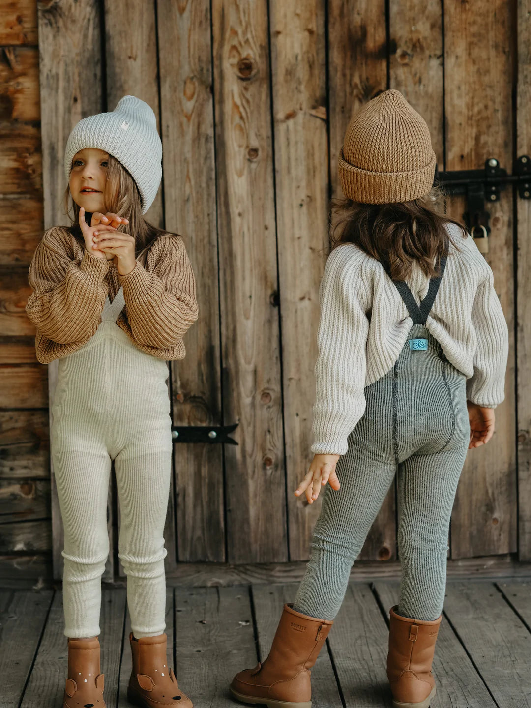 Wooly Footless Tights  ''Cream Blend''