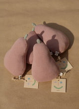 Load image into Gallery viewer, Handmade Pear Rattle &#39;&#39;Lavender&#39;&#39;
