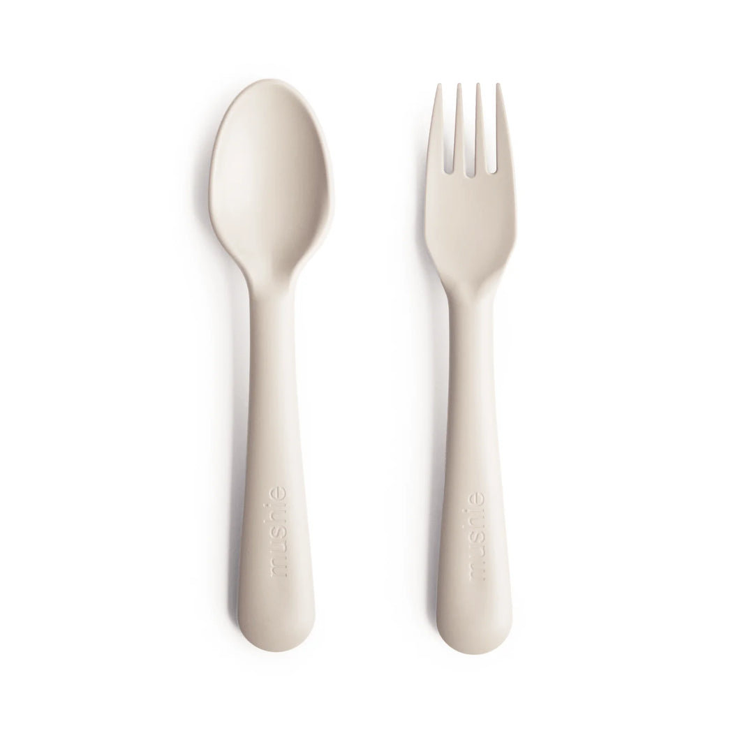 Cutlery Set Spoon and Fork ''Ivory''
