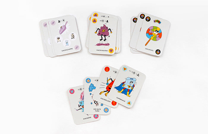 ''Kackehelden'' Game, German Language