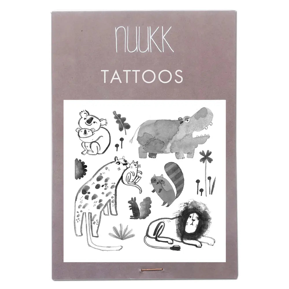 ''Safari'' Organic Temporary Tattoos
