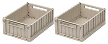 Load image into Gallery viewer, Weston Storage Box, 2 Pack, Small &#39;&#39;Sandy&#39;&#39;
