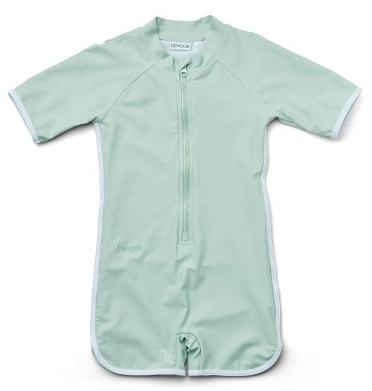 UV Toddler Swim Jumpsuit ''Dusty Mint''