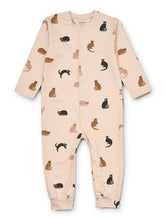 Load image into Gallery viewer, Birk Printed Pyjamas Jumpsuit &#39;&#39;Miauw / Apple Blossom Mix&#39;&#39;
