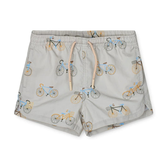 Children's Swimshorts ''Bicycle / Cloudy Blue''