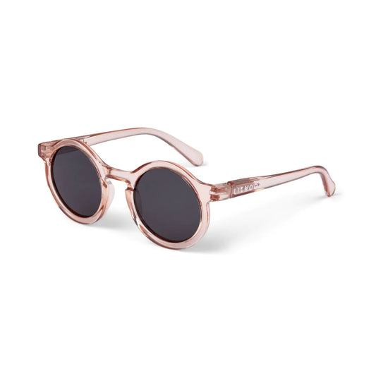 Baby & Kids Sunglasses, Round Transparent Rose