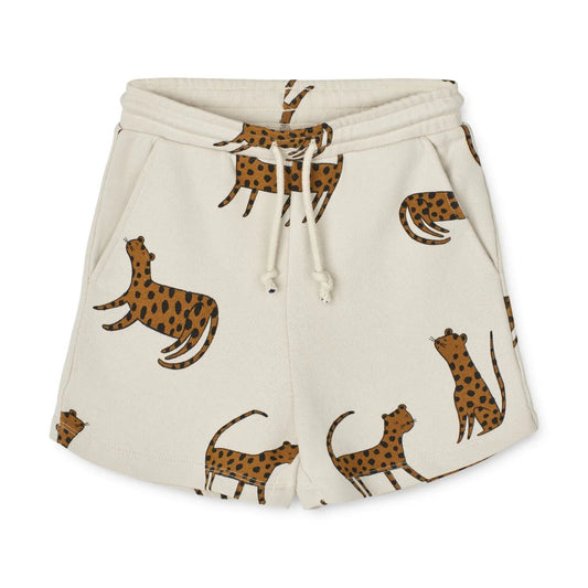 Sweatshorts „Leopard“, Bio-Baumwolle