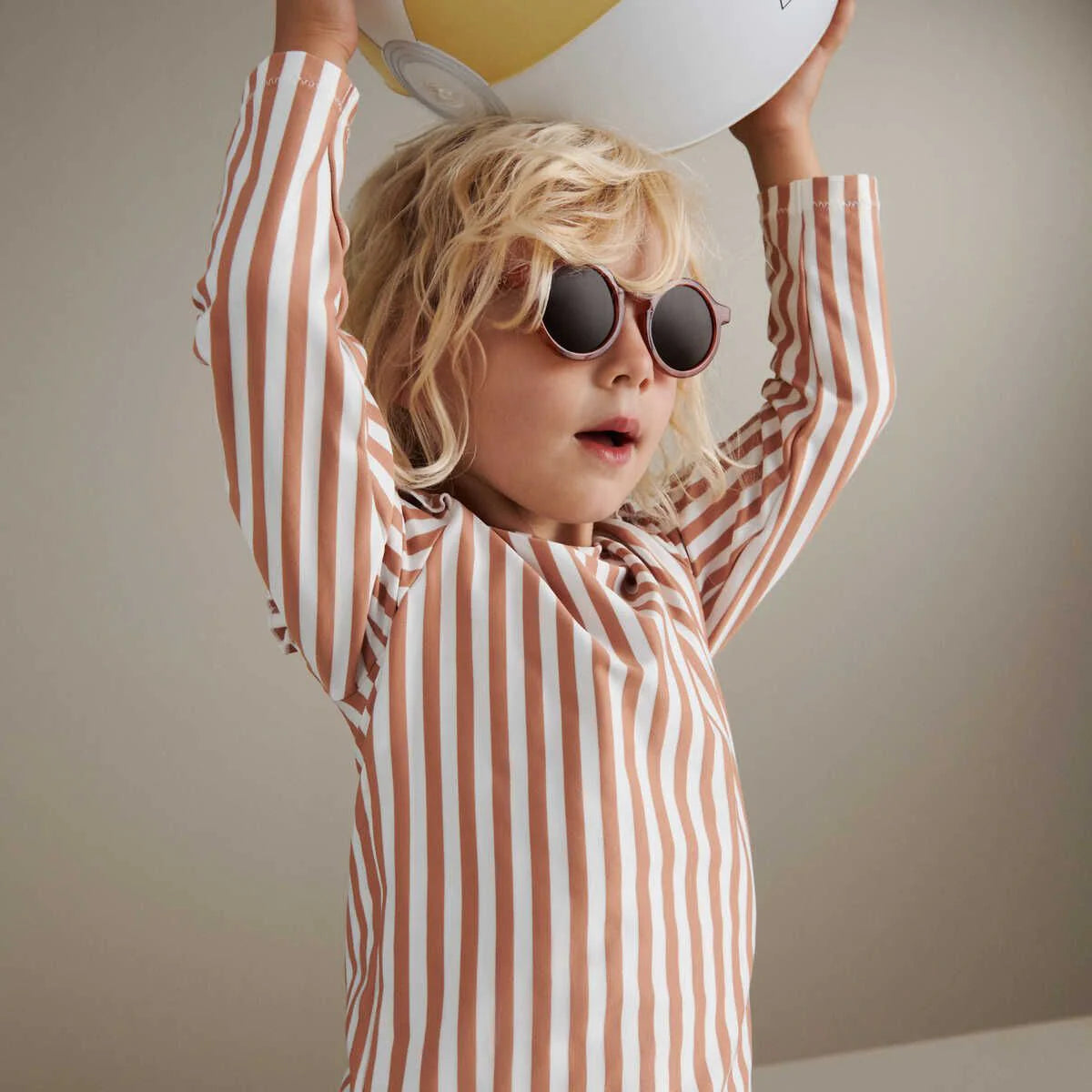 Baby- & Kinder-Sonnenbrille, Rund Tuscany Rose