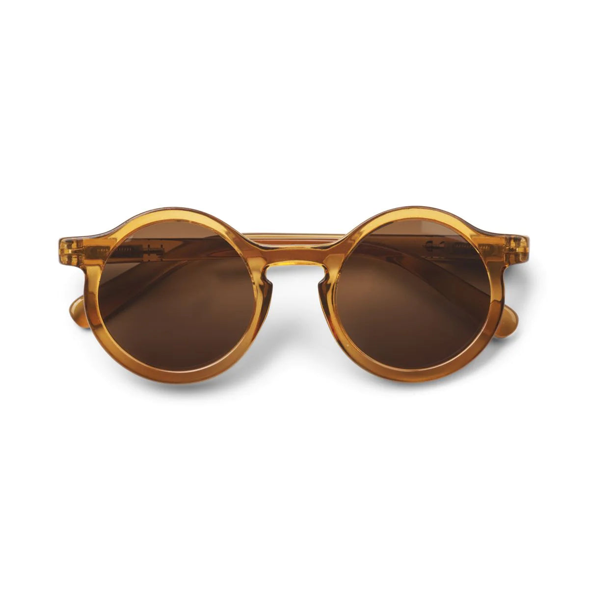Baby- & Kinder-Sonnenbrille, Rund Senfgelb