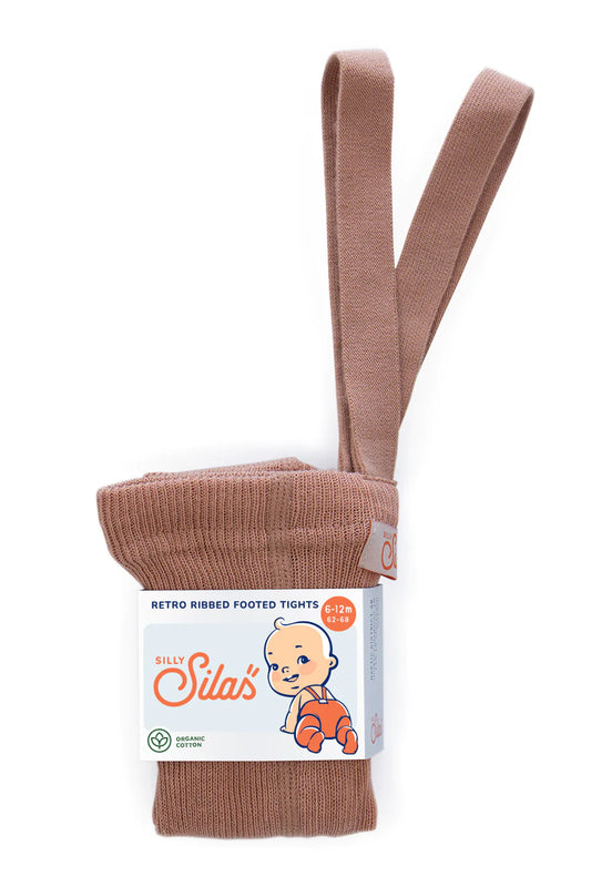 Silly Silas Strumpfhose mit Füßen ''Hellbraun'', Verschiedene