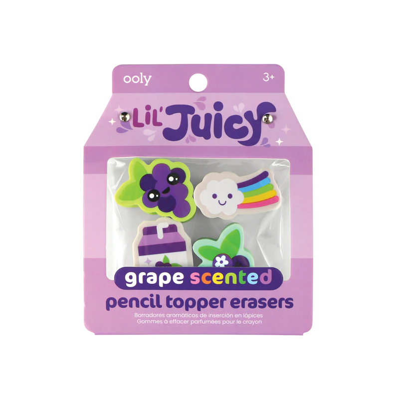 Lil' Juicy Scented Topper Erasers ''Grape''