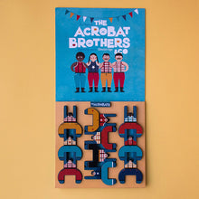 Load image into Gallery viewer, &#39;&#39;The Acrobat Brothers &amp; Co&#39;&#39; Wooden Stacking Game
