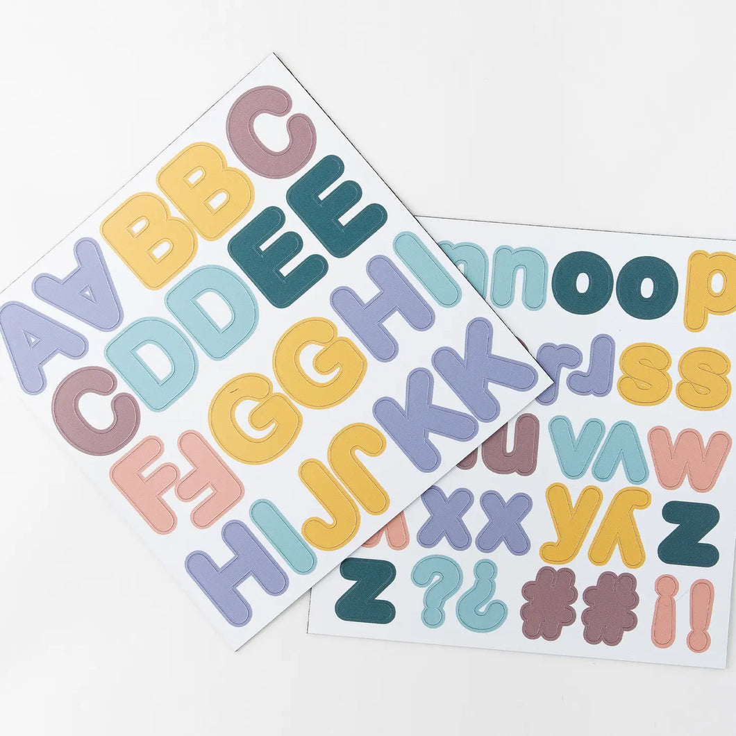 Magnetbuchstaben-Set ''Pastell''