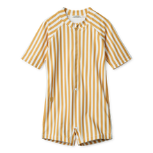 Load image into Gallery viewer, UV Swim Jumpsuit &#39;&#39;Yellow Mellow / White Mix&#39;&#39;
