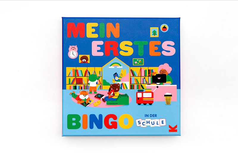 ''Mein Erstes Bingo in der Schule'' Spiel, deutsche Sprache