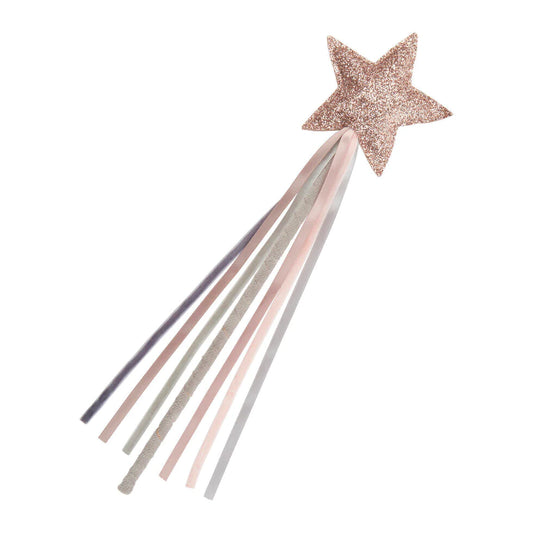 Samtband Zauberstab ''Pink''