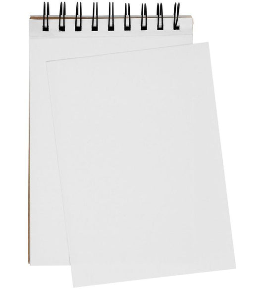 Skizzenbuch Klein, Weißes Papier