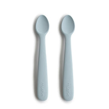 Load image into Gallery viewer, Silicone Baby Feeding Spoon Set &#39;&#39;Powder Blue&#39;&#39;
