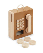 Load image into Gallery viewer, Wooden Play Payphone
