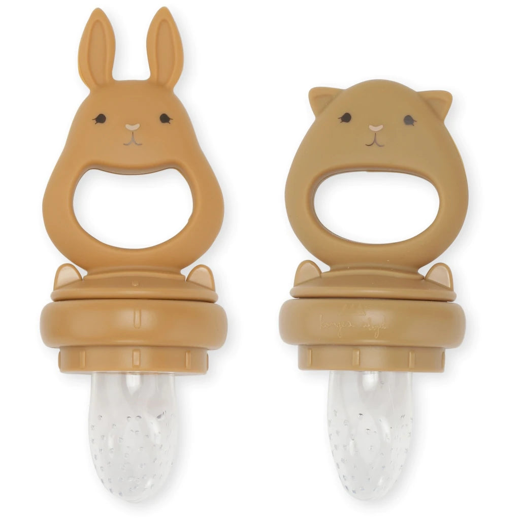 Fruit Feeding Pacifier  ''Almond / Terracotta''