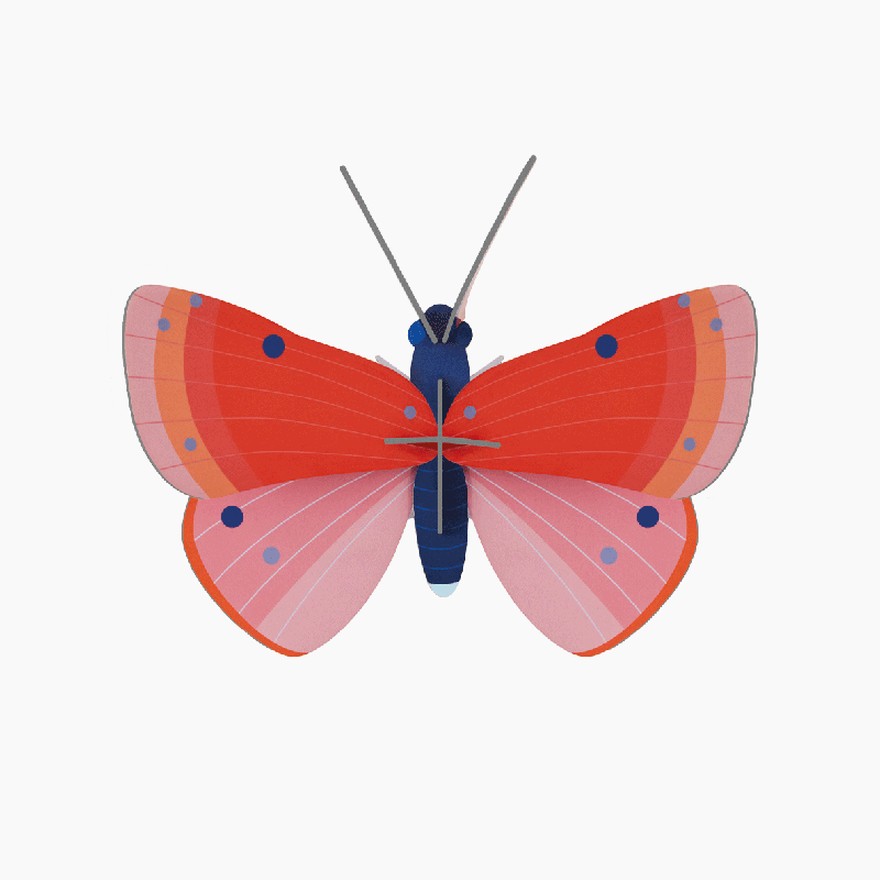 Studio Roof, Speckled Copper Butterfly Decoration