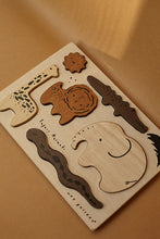 Load image into Gallery viewer, Wooden Puzzle &#39;&#39;Safari Animals&#39;&#39;

