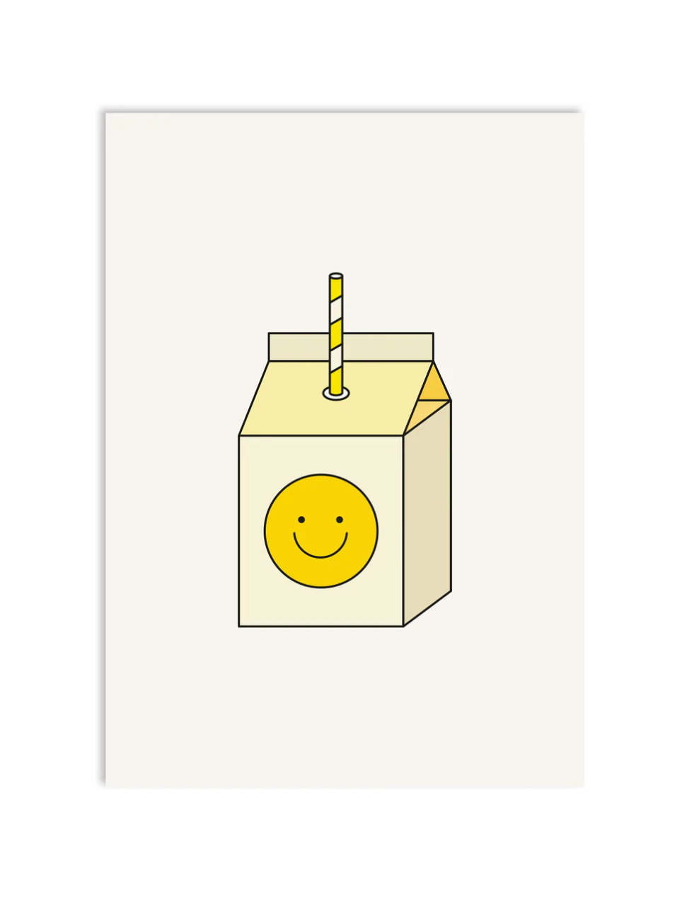 ''Gelber Saft'' Postkarte