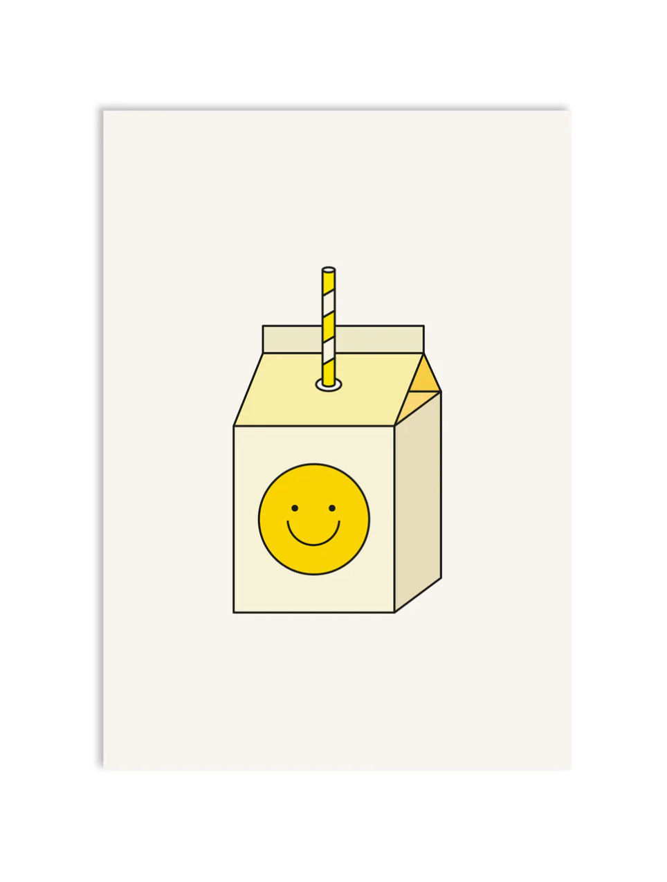 ''Yellow Juice'' Postcard