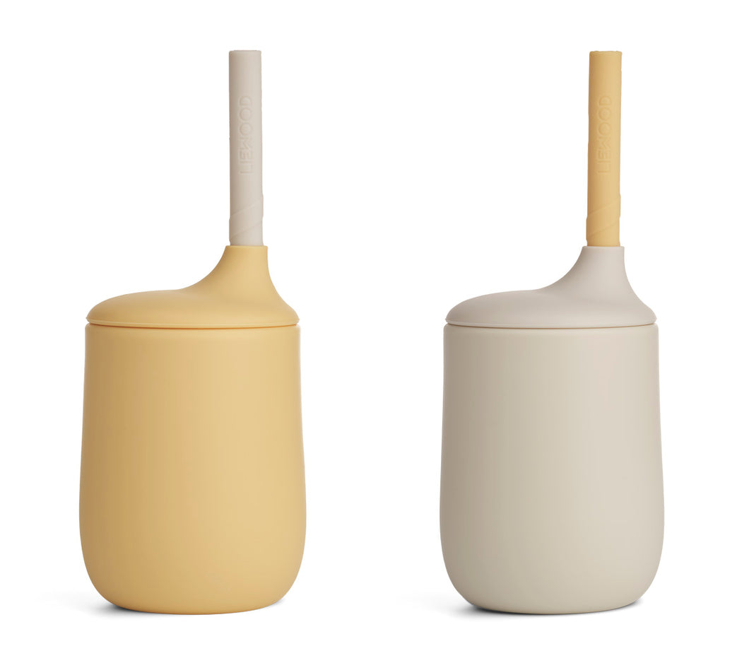 Ellis Sippy Cup with Straw, Various Colours